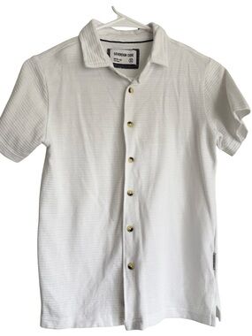 Sovereign Code White Short-Sleeve Button Down Shirt